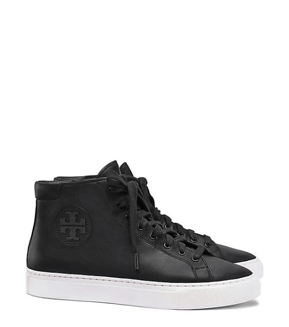 Tory Burch NOLA HIGH-TOP SNEAKER Tory Navy tory burch semi-annual sale