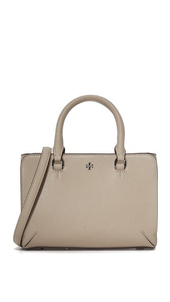 Tory Burch Robinson Micro Zip Tote French Grey or Black Shopbop sale