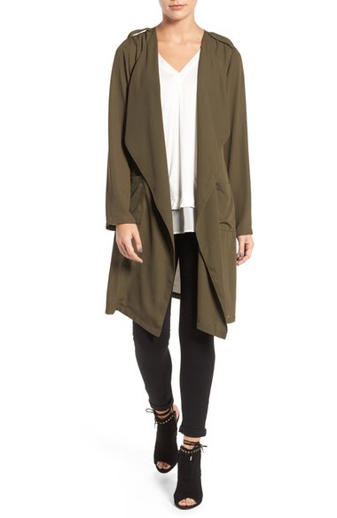 Trouvé Slouchy Jacket Olive Sarma drape jackets