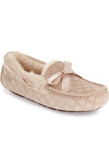 UGG® Dakota Slipper (Women) Freshwater Pearl Suede Nordstrom half yearly sale