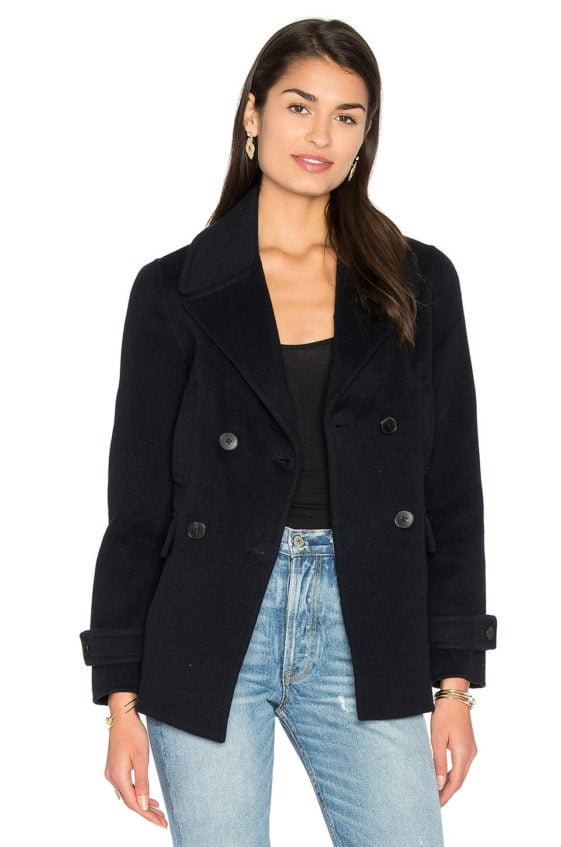 VINCE Melton Peacoat Coastal