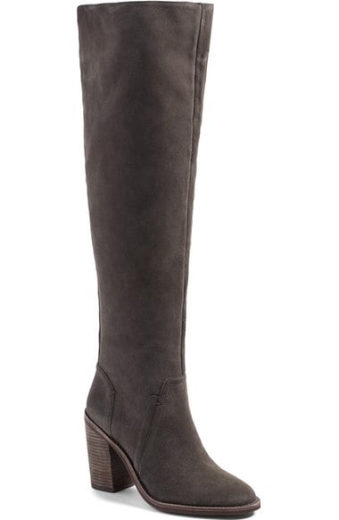 Vince Camuto 'Melaya' Over the Knee Boot (Women) (Nordstrom Exclusive) Grey Suede Nordstrom half yearly sale