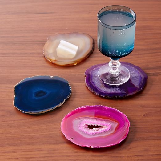 West Elm Agate Coasters (Set of 4) west elm cyber week sale