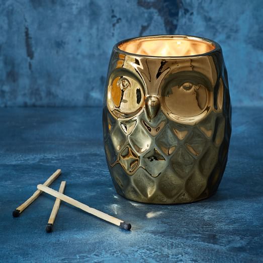 West Elm Figurative Scented Candle - Owl west elm cyber week sale