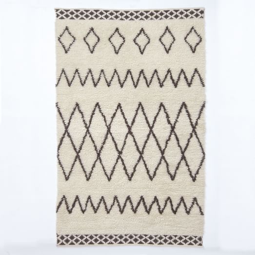 West Elm Kasbah Wool Rug - Ivory west elm cyber week sale