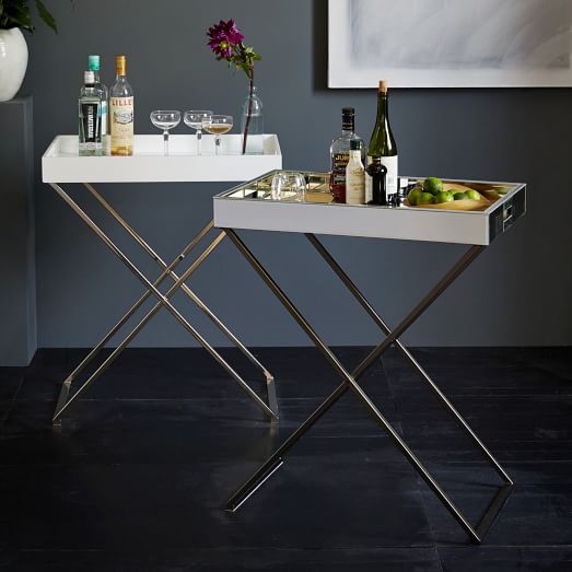 West Elm Tall Butler Tray Stand west elm cyber monday sale