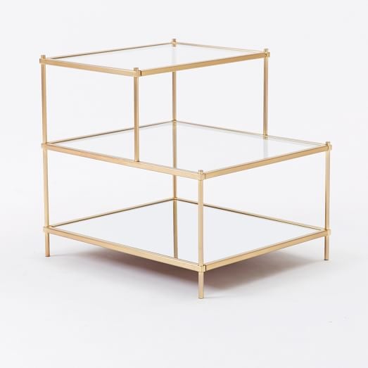 West Elm Terrace Side Table Antique Brass west elm cyber week sale
