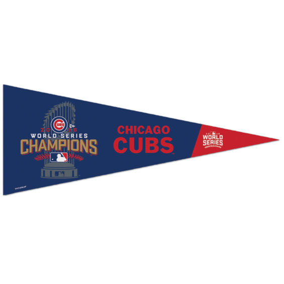 WinCraft Chicago Cubs 2016 World Series Champions 12" x 30" Pennant
