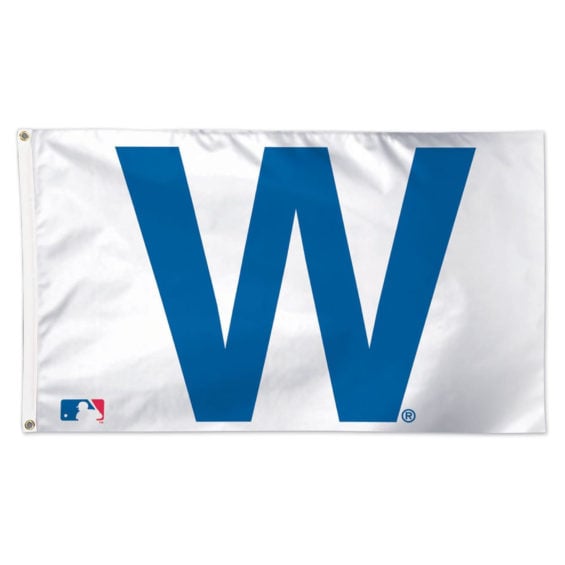 WinCraft Chicago Cubs Deluxe 3' x 5' W Flag chicago cubs world series champions collectibles