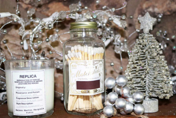 This Maison Margiela Lazy Sunday Morning candle smells amazing! I love the vintage inspired container with matches. 