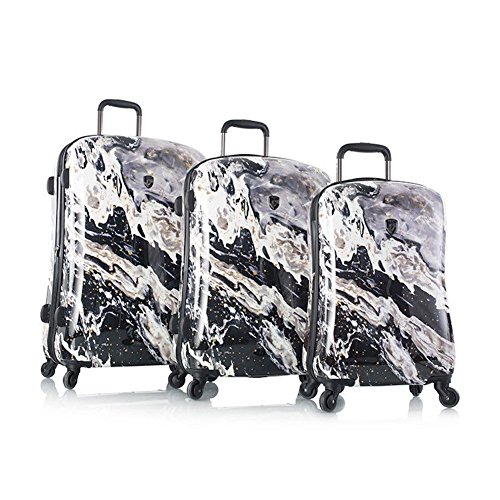 HEYS AMERICA Heys Fashion Spinner 3pc Luggage Set, Nero Marble Print