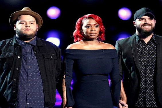  Watch The Voice Season 11 Top 4 Finalists Announced: Josh Gallagher of Team Adam Levine, Christian Cuevas of Team Alicia Keys and Ali Caldwell of Team Miley Cyrus learn who has been instantly saved by America and will make it to The Voice finale.