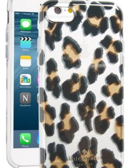 kate spade new york leopard iPhone 7 case clear leopard print multi iphone 7 cases holiday season