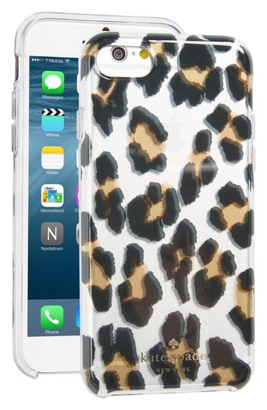 kate spade new york leopard iPhone 7 case clear leopard print multi iphone 7 cases holiday season 
