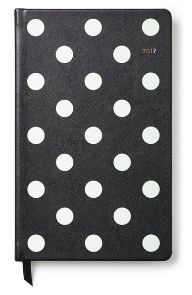 kate spade new york black and white polka dot 2017 12 month agendas
