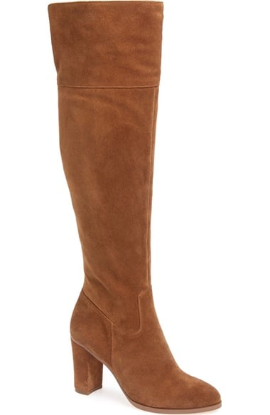 Arturo Chiang 'Mikayla' Over the Knee Boot (Women) Pecan Suede  over the knee boots under $200
