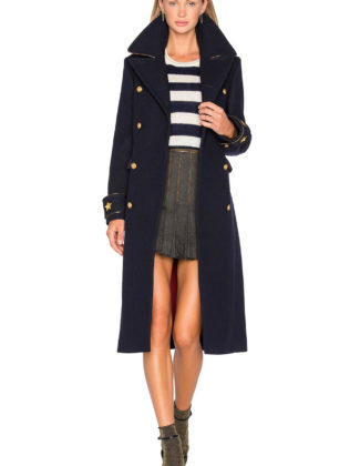 Hilfiger Collection LONG MILITARY COAT Navy Blazer