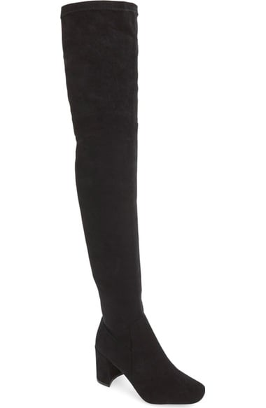 Jeffrey Campbell 'Cienega' Over the Knee Boot (Women) Black Suede over the knee boots under $200