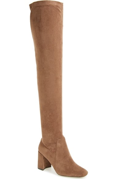 Jeffrey Campbell 'Cienega' Over the Knee Boot (Women) Taupe Suede