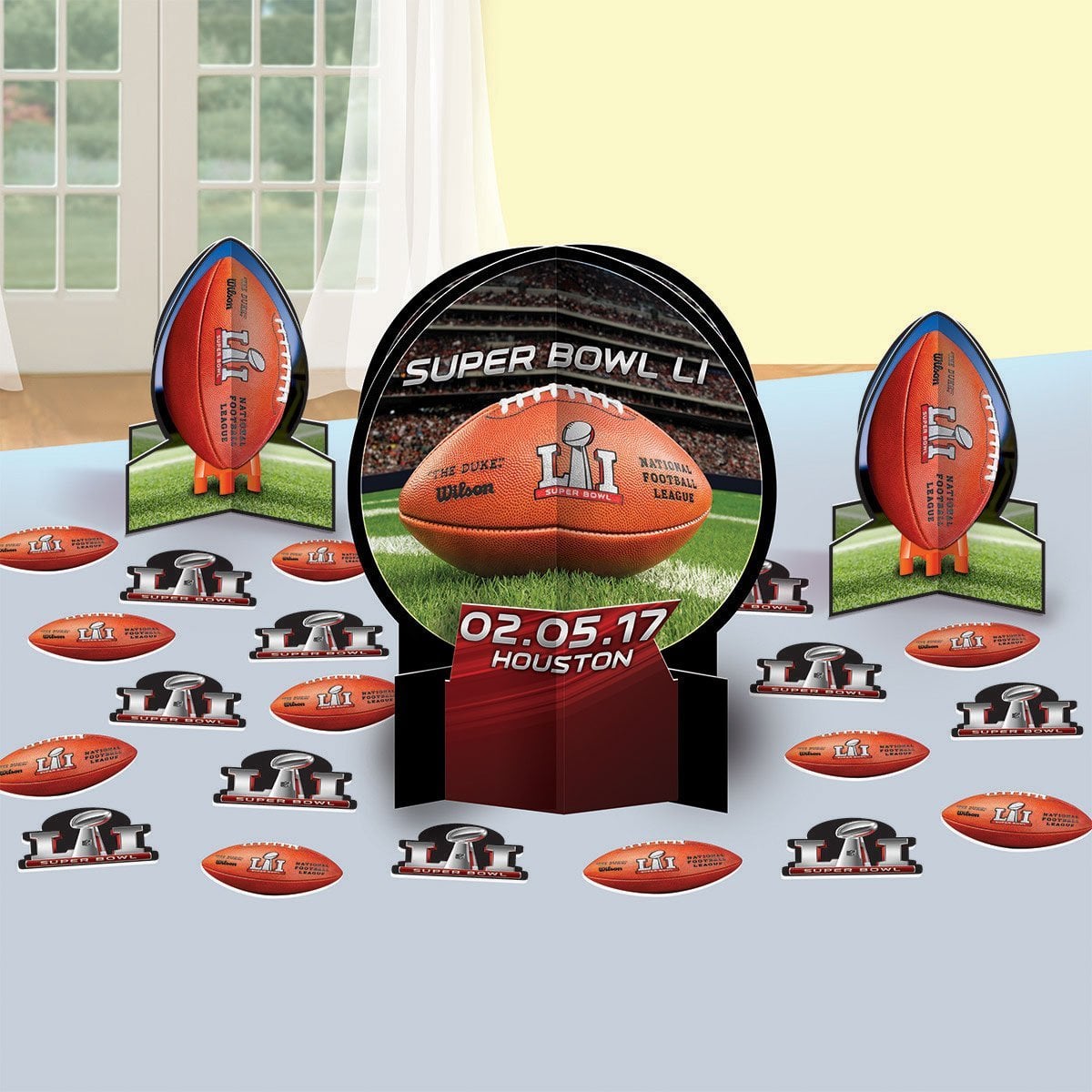 NFL SUPER BOWL 51 PARTY TABLE DECORATING KIT