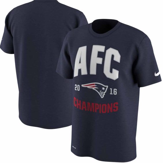 Nike New England Patriots Navy 2016 AFC Conference Champions Legend Performance T-Shirt
