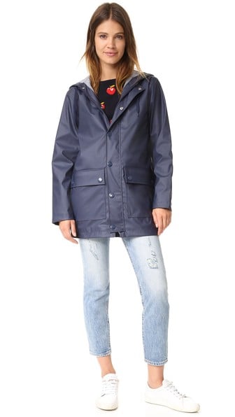 Petit Bateau Button Up Raincoat Smoking