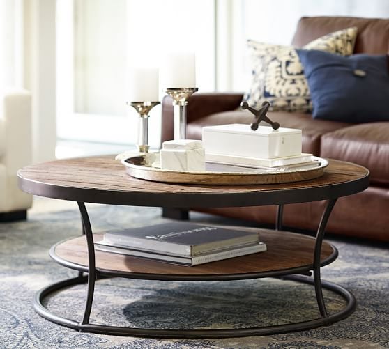 Pottery Barn BARTLETT RECLAIMED WOOD COFFEE TABLE pottery barn premier event sale