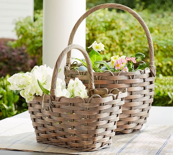 Pottery Barn NANTUCKET BASKET pottery barn baskets sale