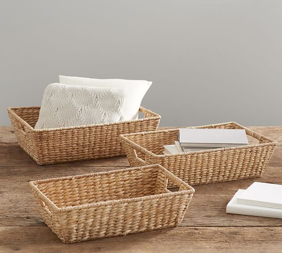 Pottery Barn SAVANNAH UNDERBED BASKETS pottery barn baskets sale