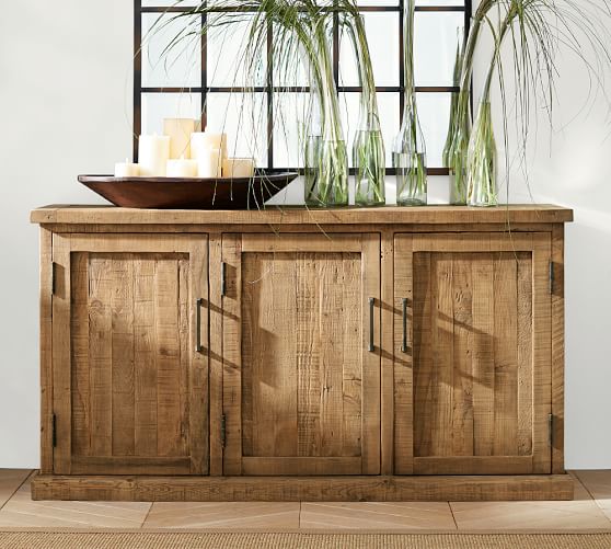 Pottery Barn STAFFORD RECLAIMED PINE BUFFET Eco-Friendly pottery barn 25% off sale