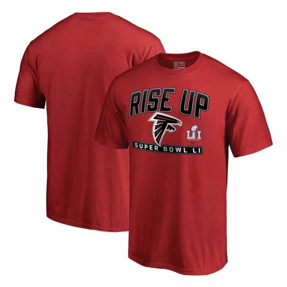 Pro Line by Fanatics Branded Atlanta Falcons Red Super Bowl LI Bound Go T-Shirt