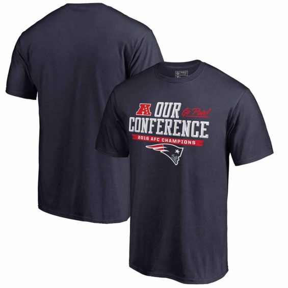 Pro Line by Fanatics Branded New England Patriots Navy 2016 AFC Conference Champions Our Conference T-Shirt