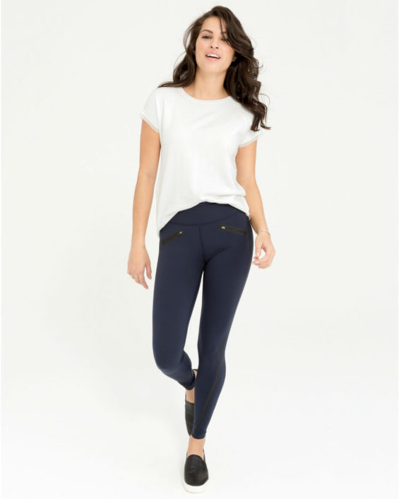 SPANX Every·Wear Tech Tape Lapis Night Leggings Lapis Night