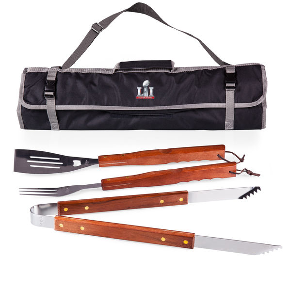 Super Bowl LI BBQ Tote and Tool Set super bowl li party entertaining