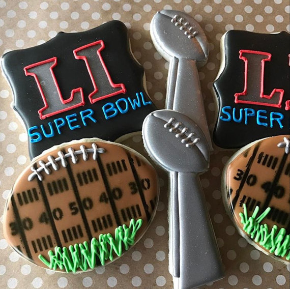 Super Bowl LI Cookies By Ollieleightx