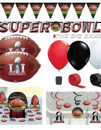 Super Bowl LI Decoration Party Pack Super Bowl 51 Party Supplies