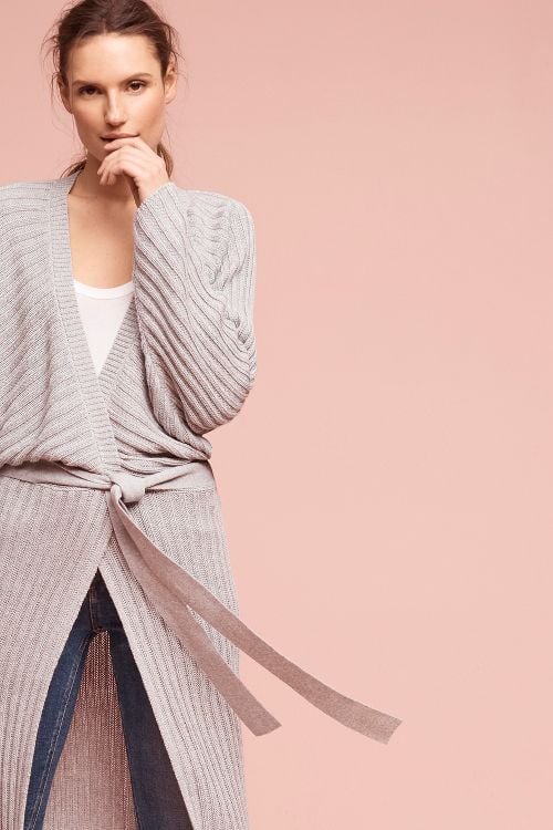 The Jetset Diaries Souvenir Duster Cardigan Grey Anthropologie clothing sale