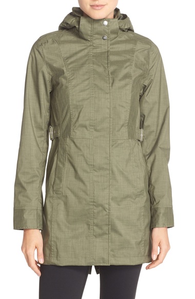 The North Face Laney Trench Raincoat Anchorage Green raincoats winter