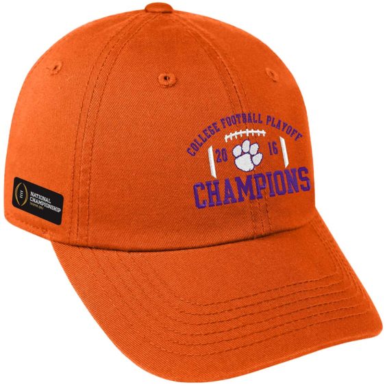 Top of the World Clemson Tigers Orange College Football Playoff 2016 National Champions Crew Adjustable Hat Clemson Tigers 2016 College Football National Champions