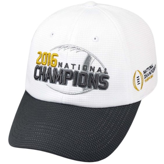 Top of the World Clemson Tigers White/Gray College Football Playoff 2016 National Champions 2-Tone Adjustable Hat Clemson Tigers 2016 College Football National Champions
