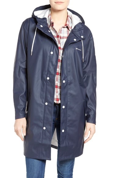 Tretorn 'Wings' Rain Jacket Peacoat Blue raincoats