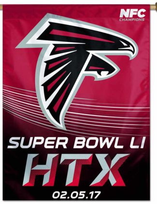 WinCraft Atlanta Falcons 2016 NFC Conference Champions 27" x 37" Vertical Banner