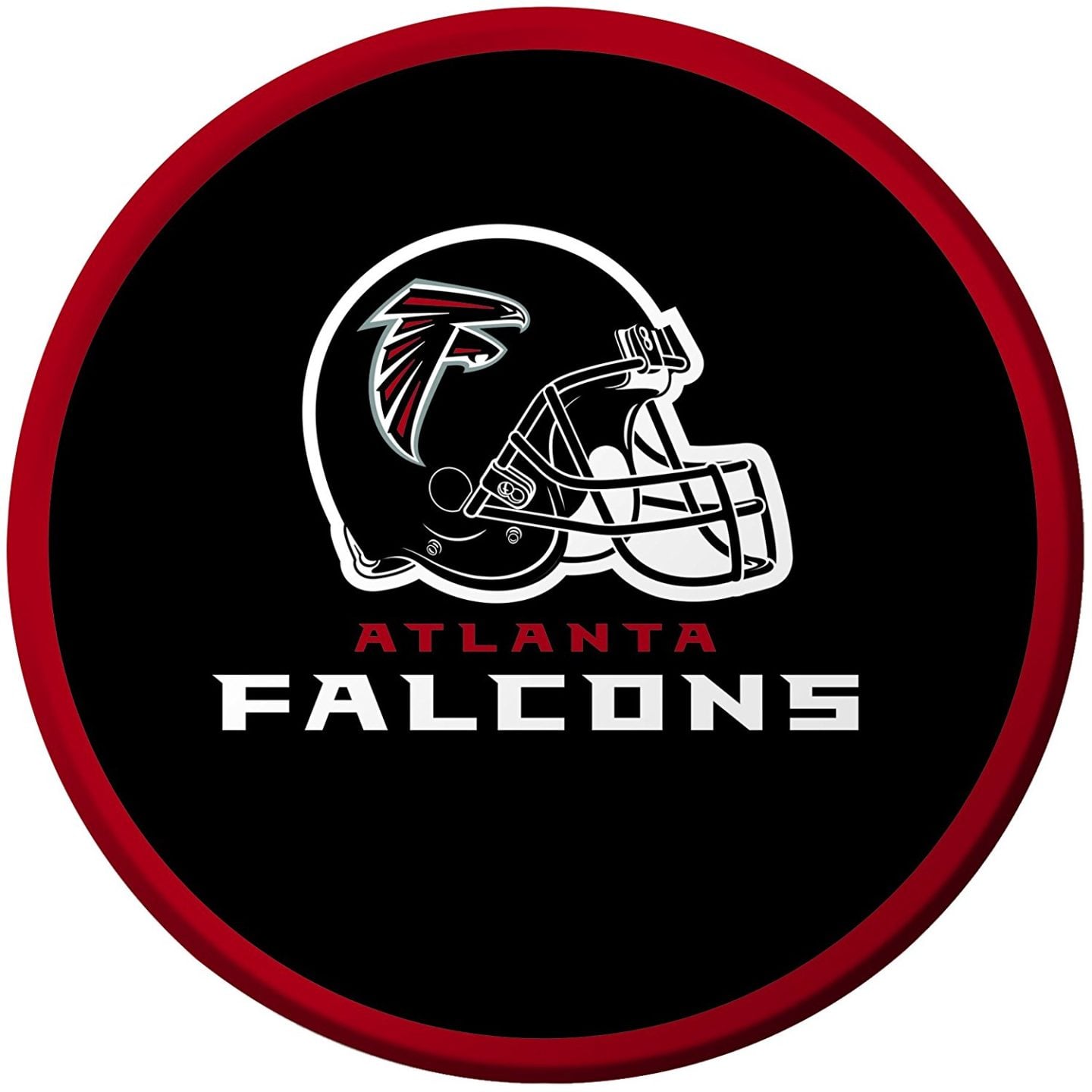 Creative Converting 8 Count Atlanta Falcons Paper Dessert Plates super bowl li party