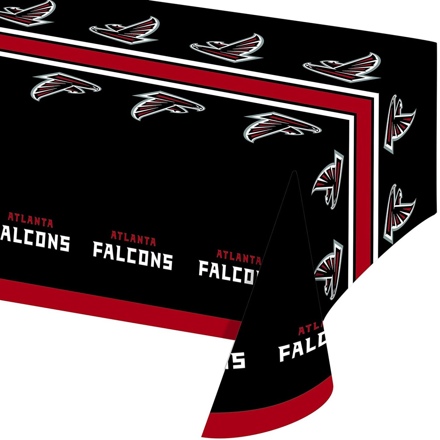 Creative Converting All Over Print Atlanta Falcons Plastic Banquet Table Cover