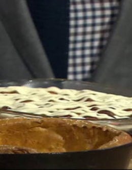 Watch Food Network personality and chef Jet Tila show Jenna Bush Hager and Al Roker how to make a delicious cinnamon roll French toast, and an apple Dutch baby pancake with homemade whipped cream on the Monday, January 9, 2017 episode of the Today show.