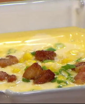 Watch chef Michael Lomonaco of Porter House Bar and Grill show Katie Couric how to make classic corn chowder with cheddar cheese and bacon on the Wednesday, January 5, 2017 episode of the Today show.