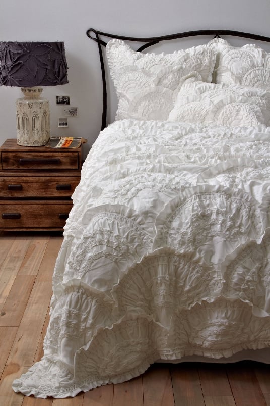 Rivulets Quilt Cream Anthropologie bedding sale