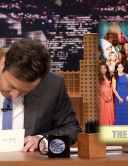 Watch video of Jimmy Fallon writing thank you notes to Kellyanne Conway and the classic New England Patriots logo, the Bachelor and Tinder, and more on the Friday, January 27, 2017 episode of the Tonight Show Starring Jimmy Fallon.