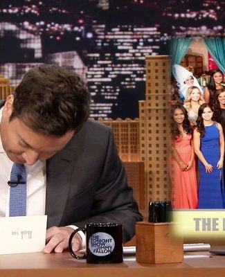 Watch video of Jimmy Fallon writing thank you notes to Kellyanne Conway and the classic New England Patriots logo, the Bachelor and Tinder, and more on the Friday, January 27, 2017 episode of the Tonight Show Starring Jimmy Fallon.