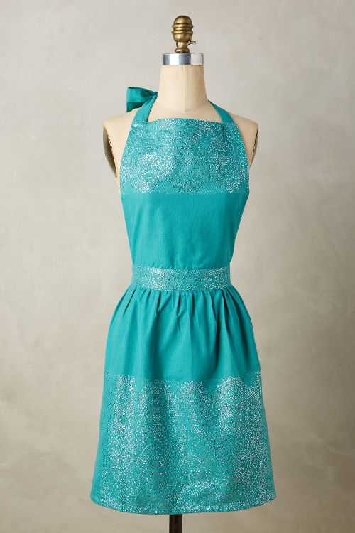Annika Apron Blue Green anthropologie presidents day sale